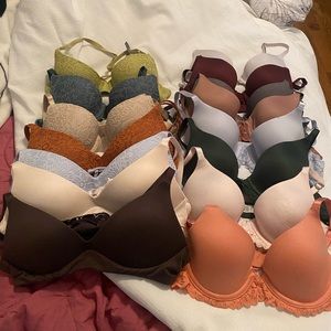 LOT OF 15 AERIE BRAS